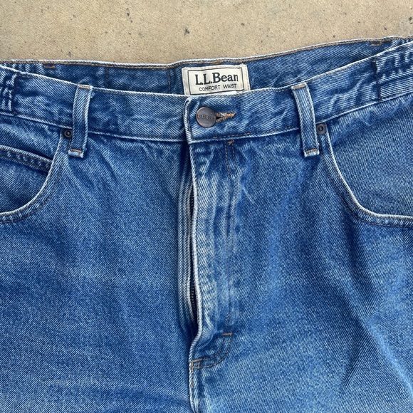 Vintage L.L. Bean, Flannel Lined Jeans, Size 38 - Picture 3 of 7